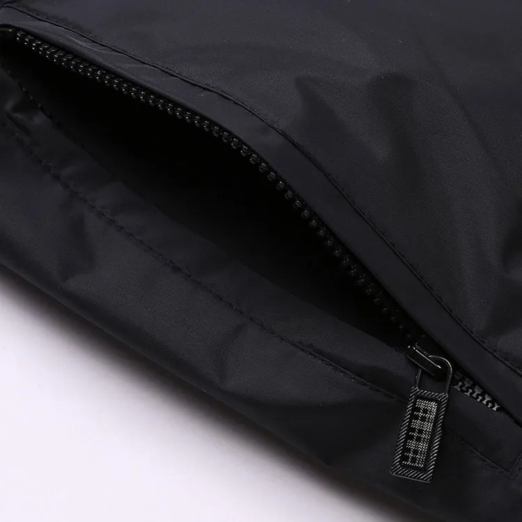 Mens Jackets Solid Color Stand Collar Slim Bomber Jackets