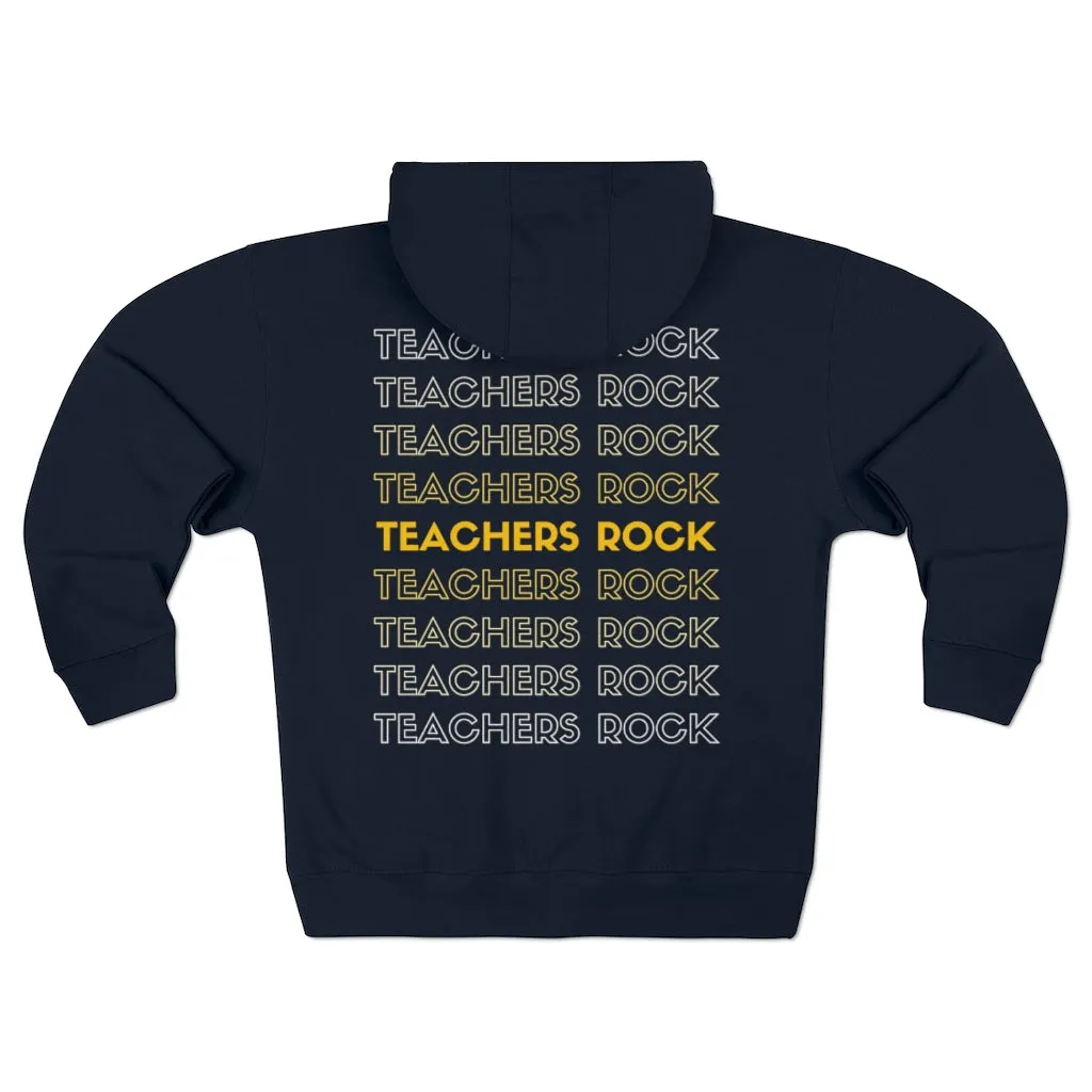 Men's Teachers Rock Full Zip Hoodie