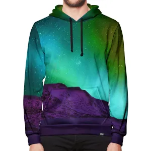Minty Northern Lights Pullover Hoodie