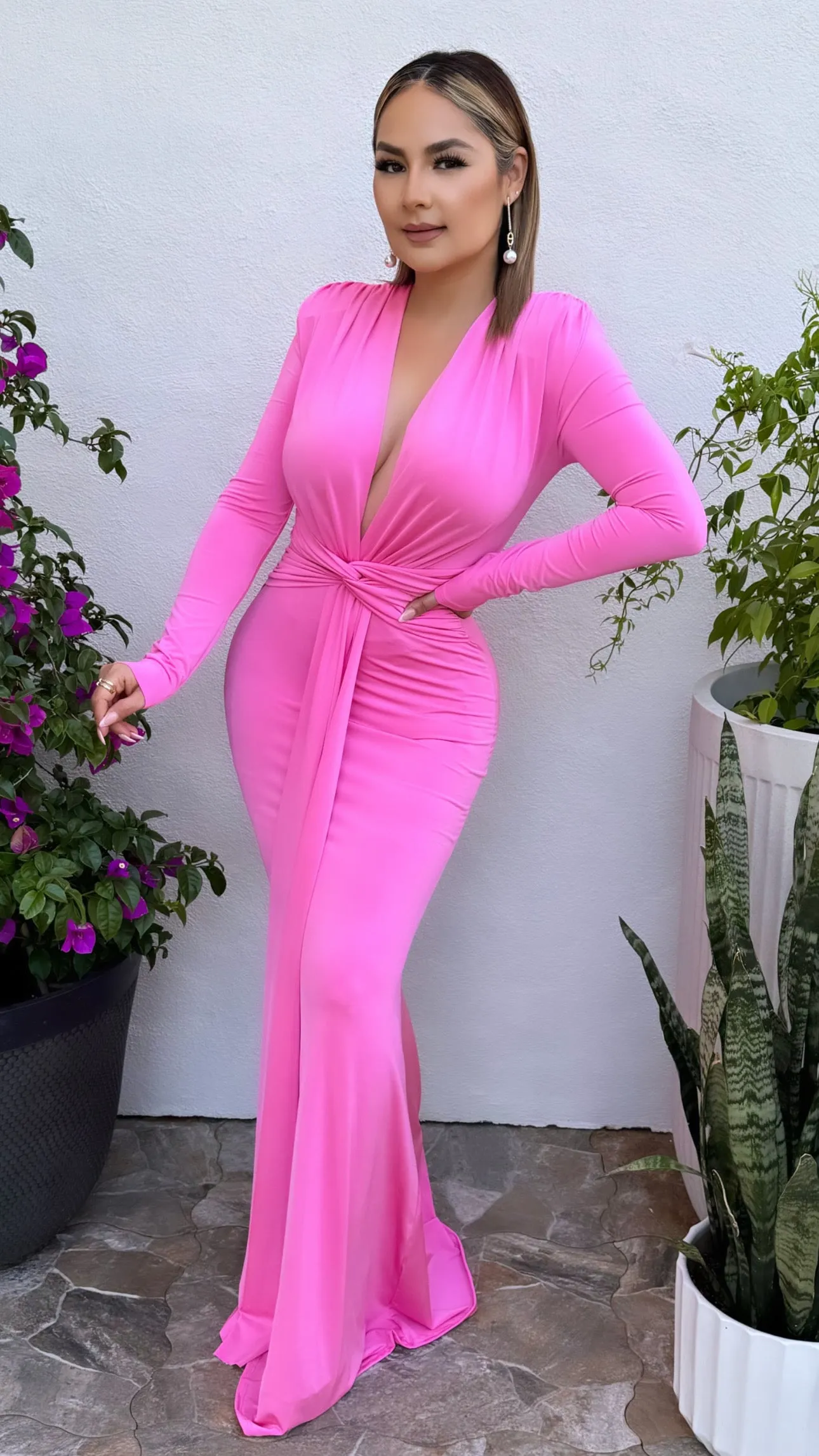 MISSING OUT PINK DRESS