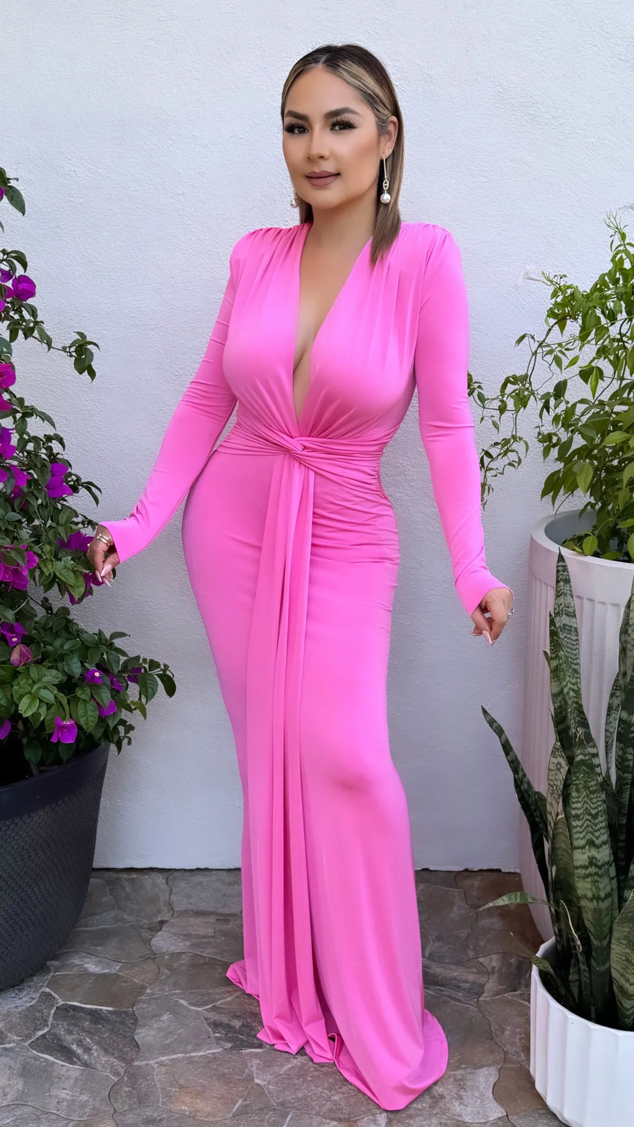 MISSING OUT PINK DRESS