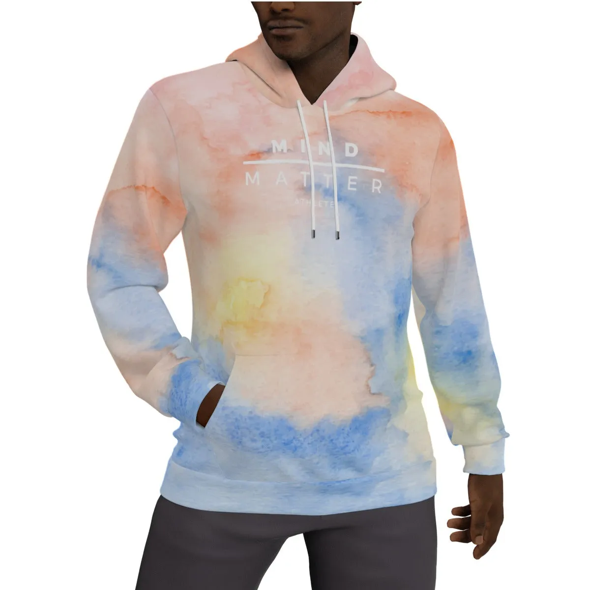 MM Water Color- Unisex Thicken Pullover Hoodie