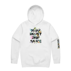 MMDS Flowers & Butterflies Black | White Hoodie