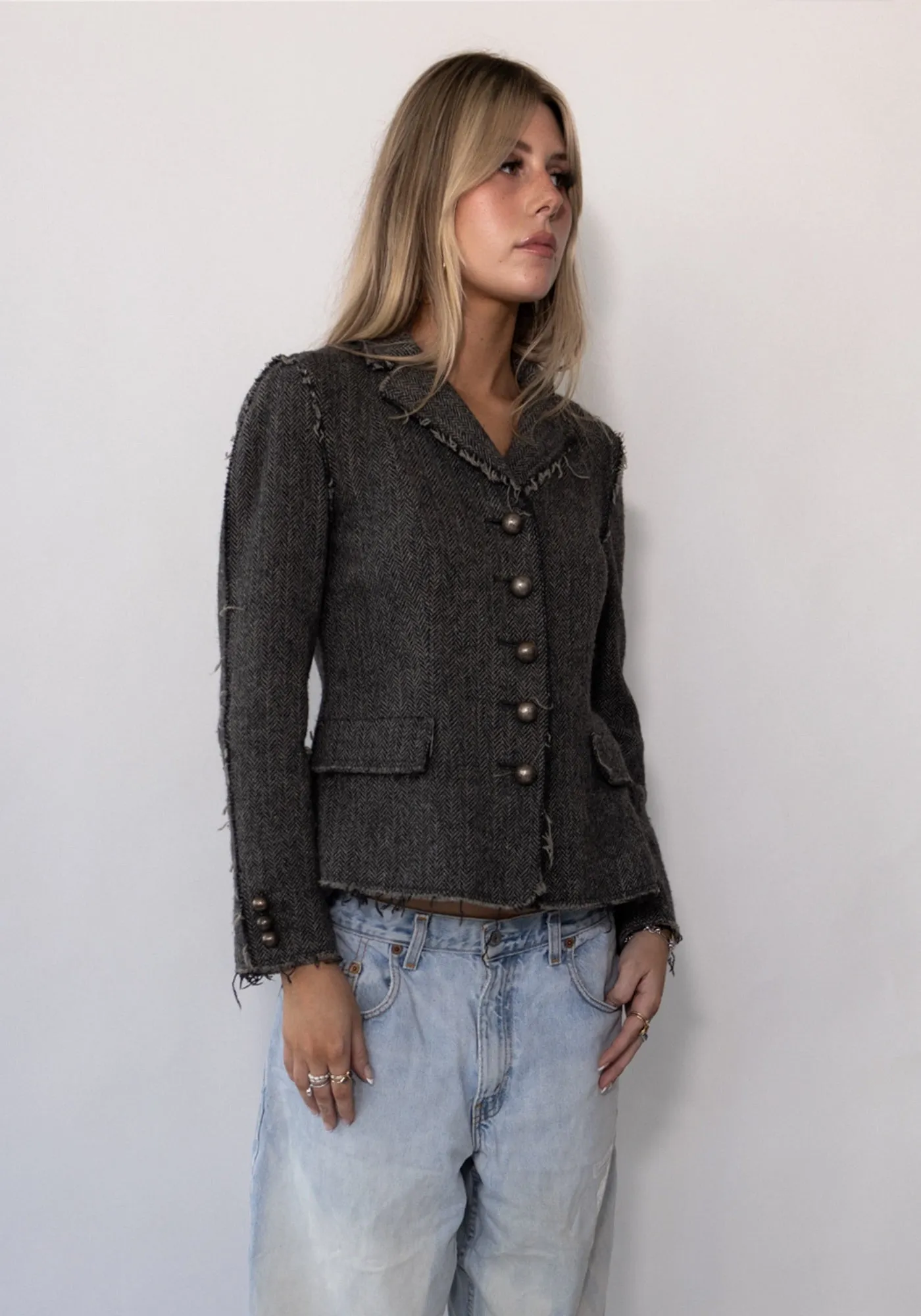 Moschino Gray Blazer