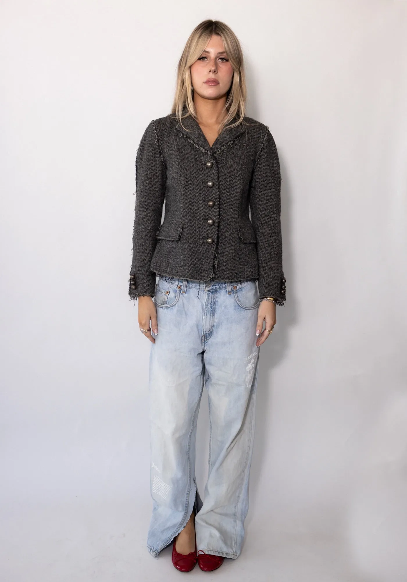 Moschino Gray Blazer