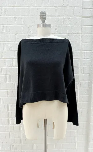 MxMatthildur Black Alpaca Sweater