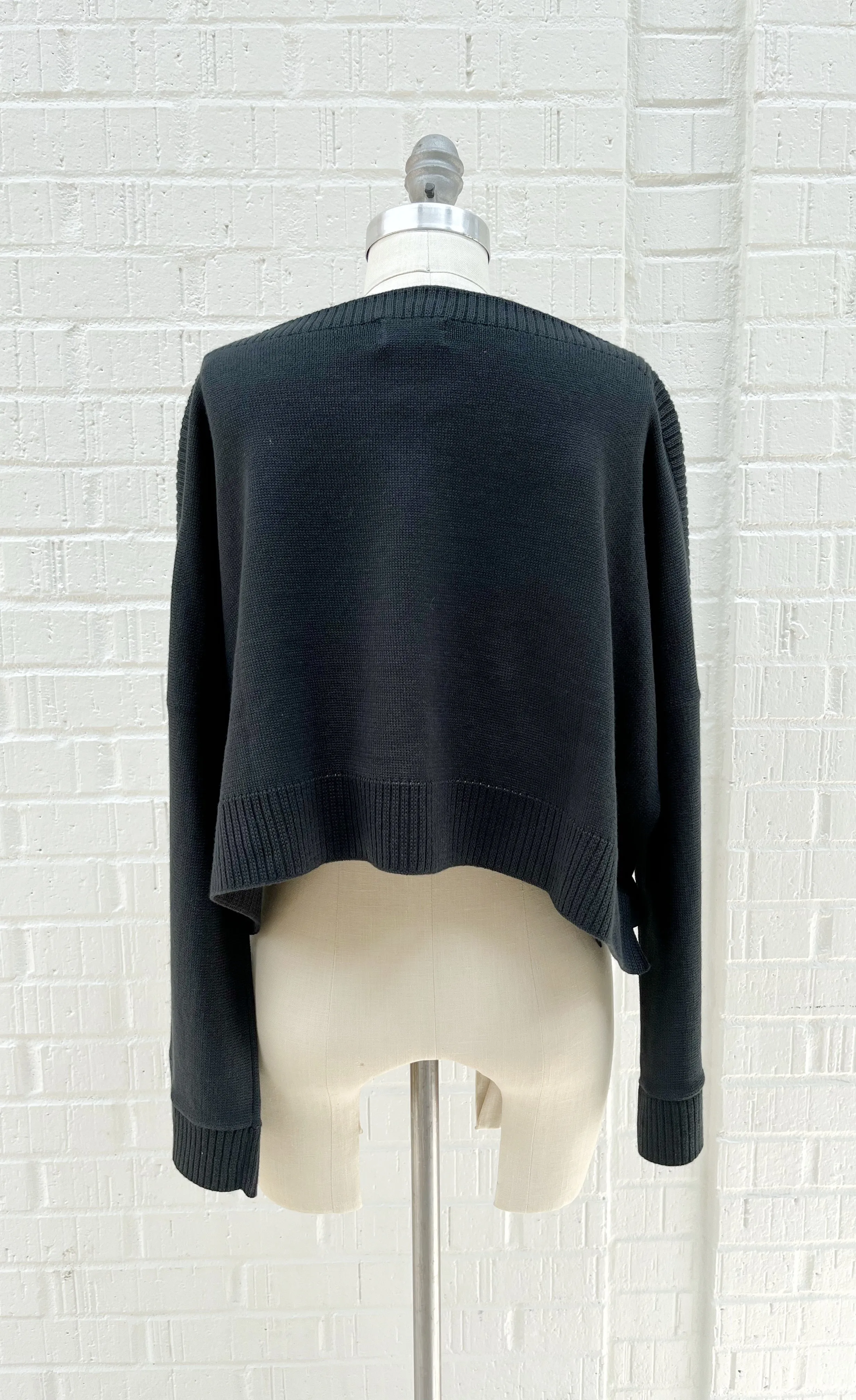 MxMatthildur Black Alpaca Sweater