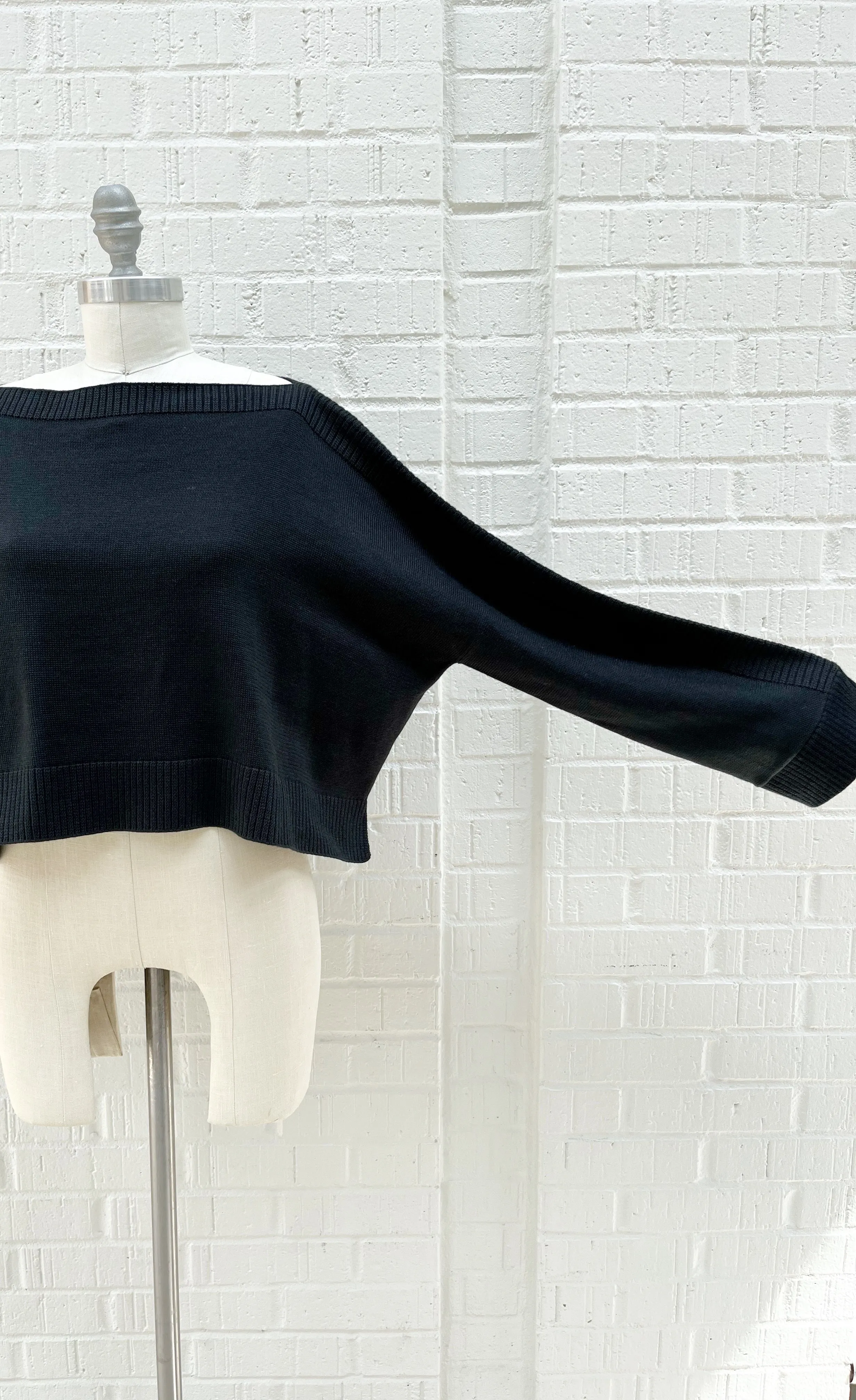 MxMatthildur Black Alpaca Sweater