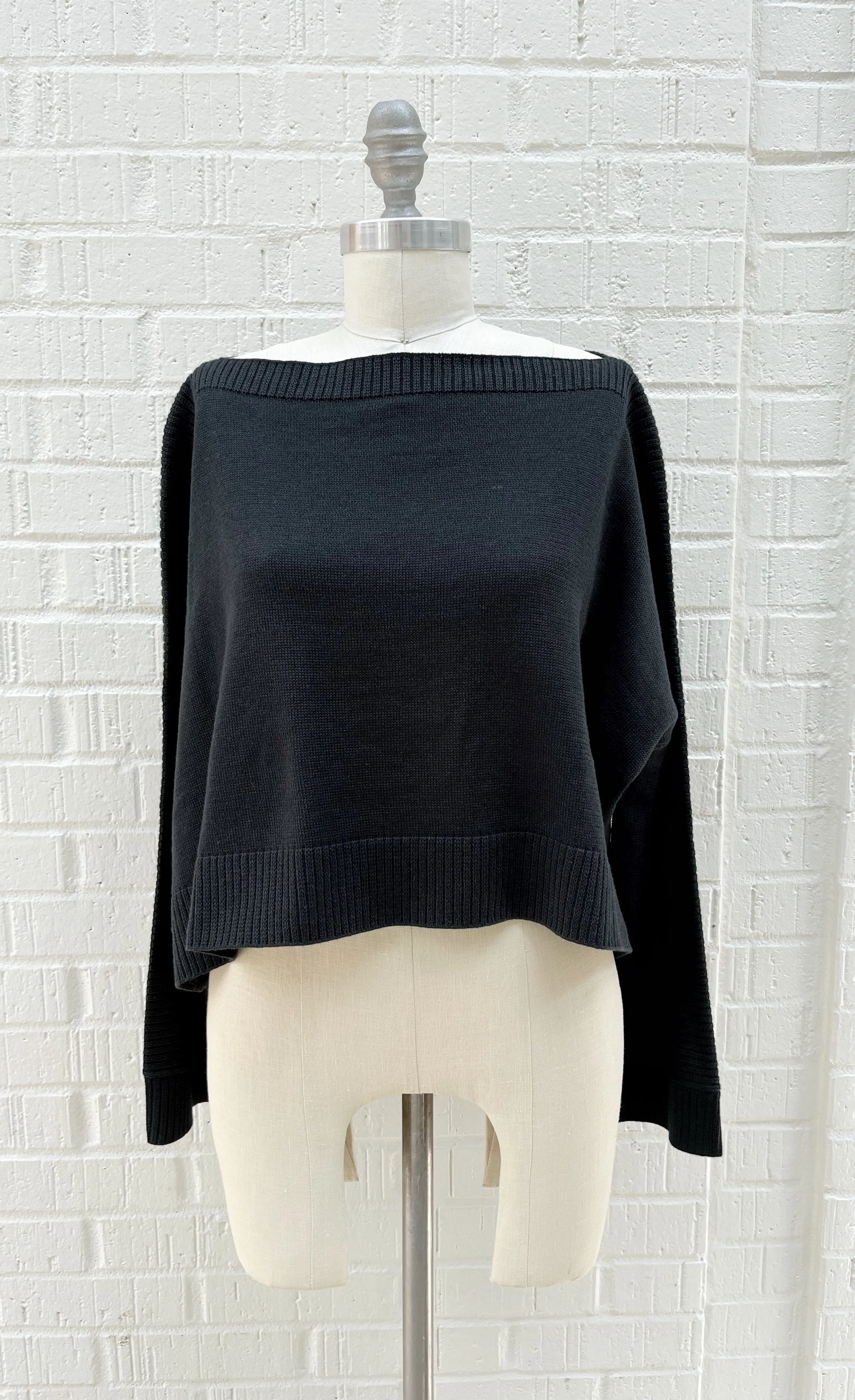 MxMatthildur Black Alpaca Sweater