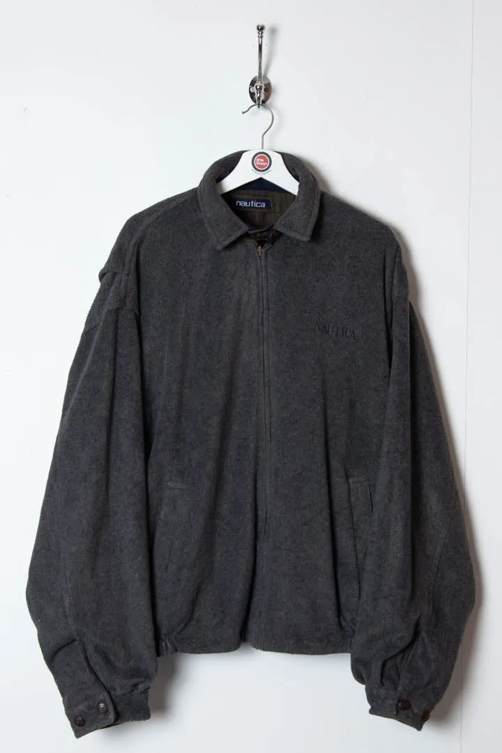 Nautica Reversible Fleece Bomber Jacket (XL)