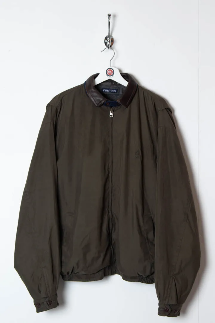 Nautica Reversible Fleece Bomber Jacket (XL)