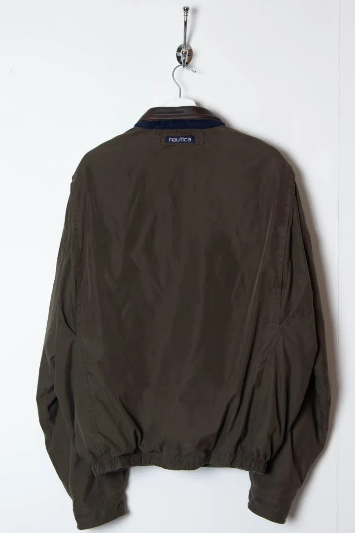Nautica Reversible Fleece Bomber Jacket (XL)