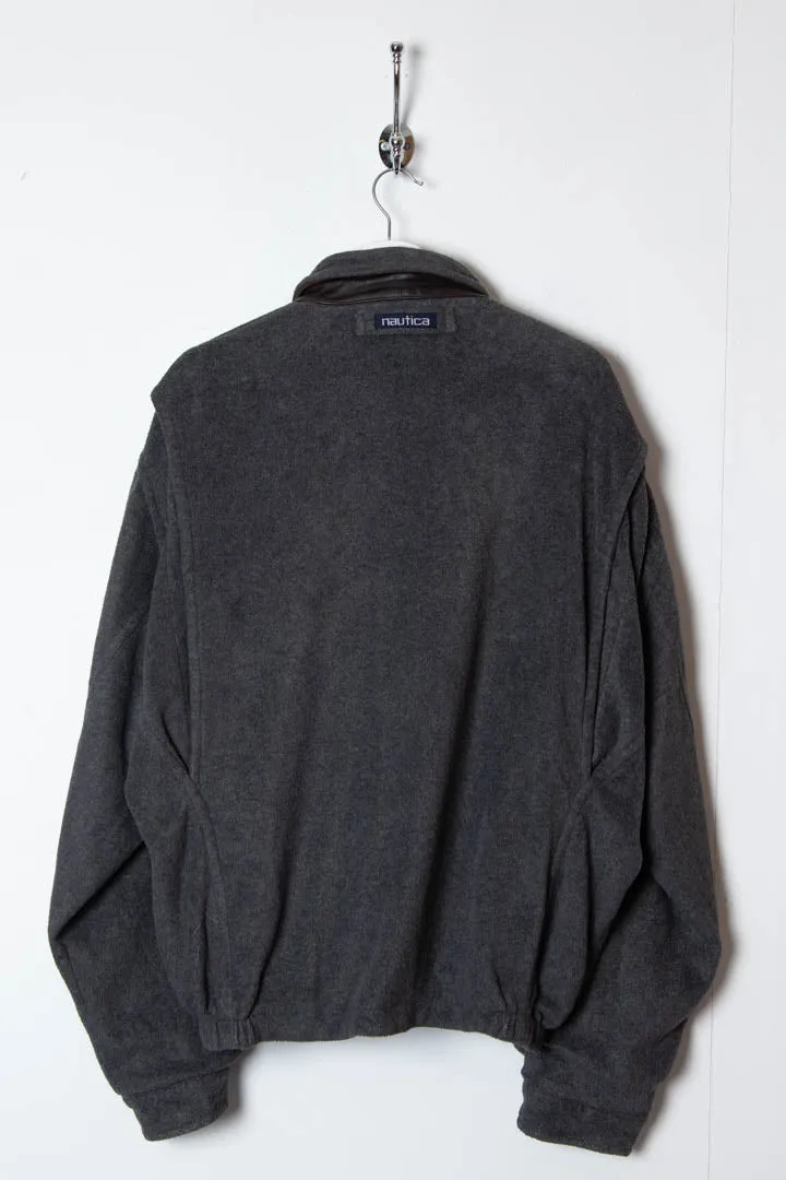 Nautica Reversible Fleece Bomber Jacket (XL)