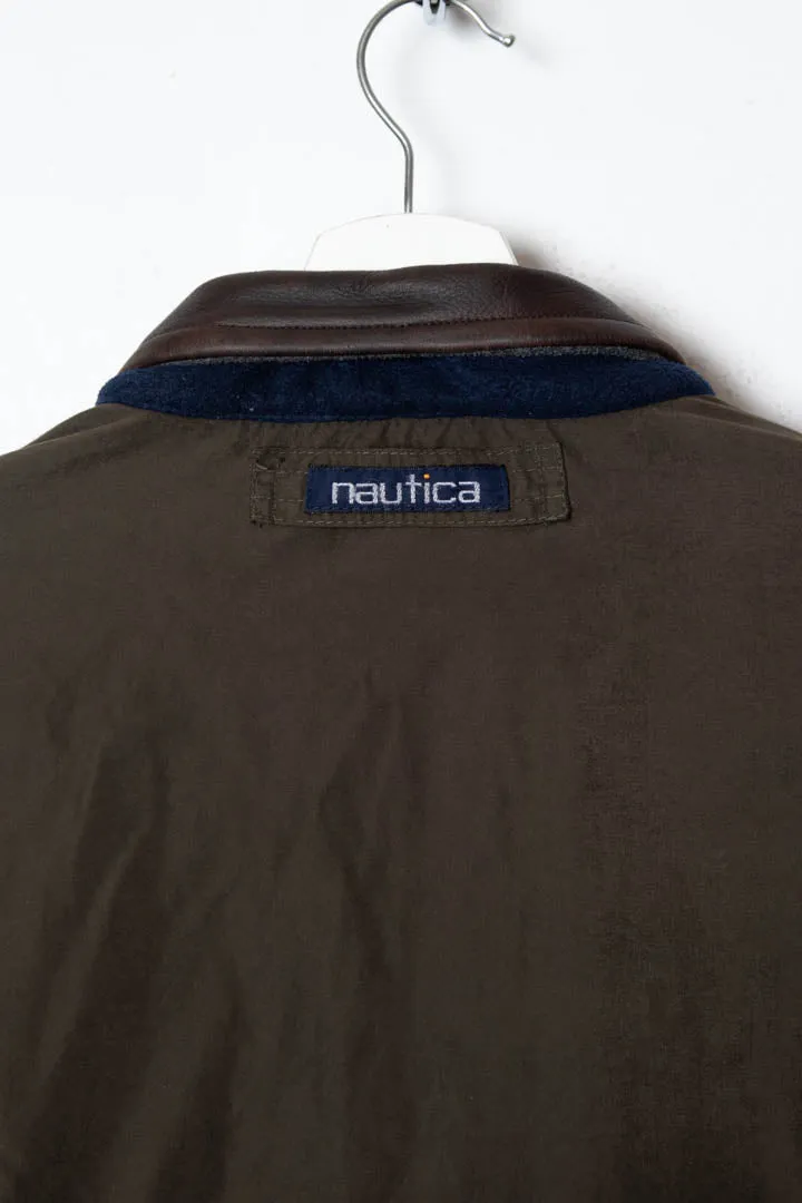 Nautica Reversible Fleece Bomber Jacket (XL)