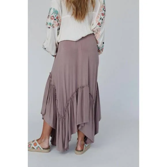 NEW THREE BIRD NEST nest forever beauty maxi skirt in mushroom