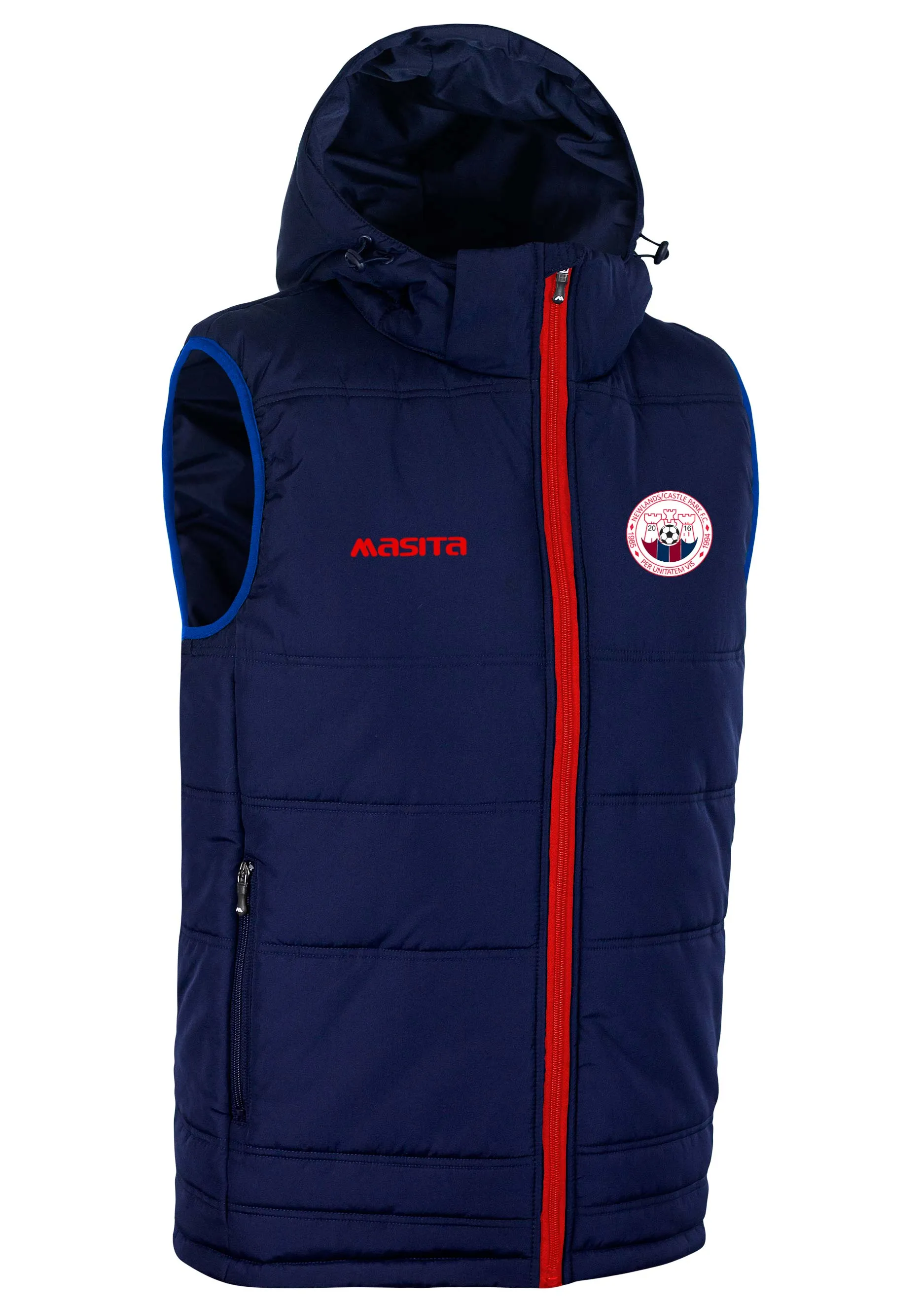 Newlands/Castle Park FC Nova Sleeveless Gilet Adult