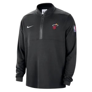 Nike Miami HEAT Courtside Half Zip Long Sleeve Top