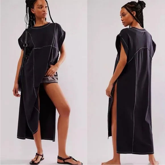 NWOT free people intimately In The Cloud Nightie in Black  Size: XS  (2 avail)