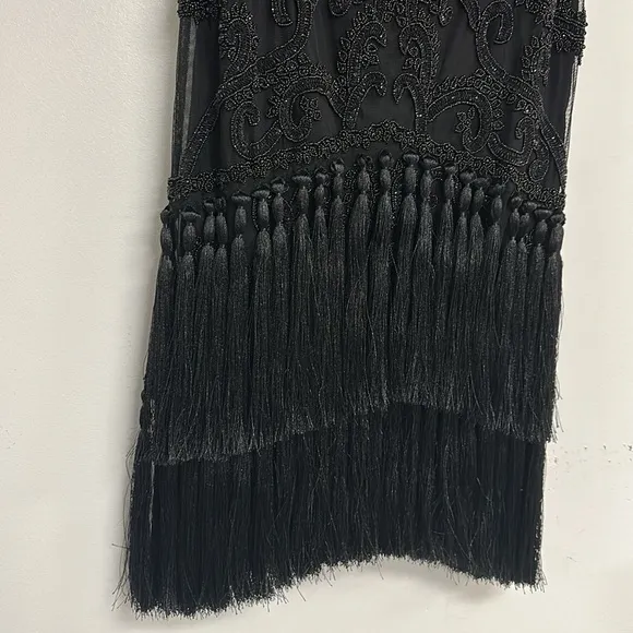 NWT Missguided Peace   Love Embellished Fringed Midi Skirt