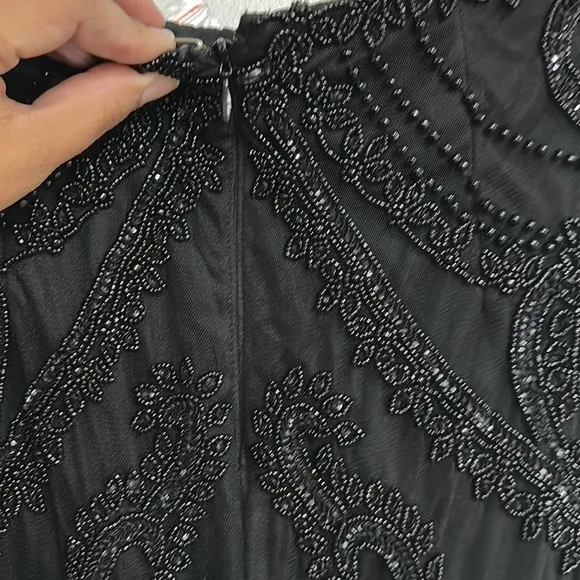NWT Missguided Peace   Love Embellished Fringed Midi Skirt