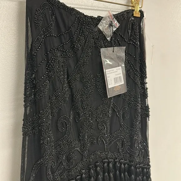 NWT Missguided Peace   Love Embellished Fringed Midi Skirt