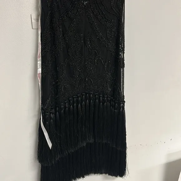 NWT Missguided Peace   Love Embellished Fringed Midi Skirt