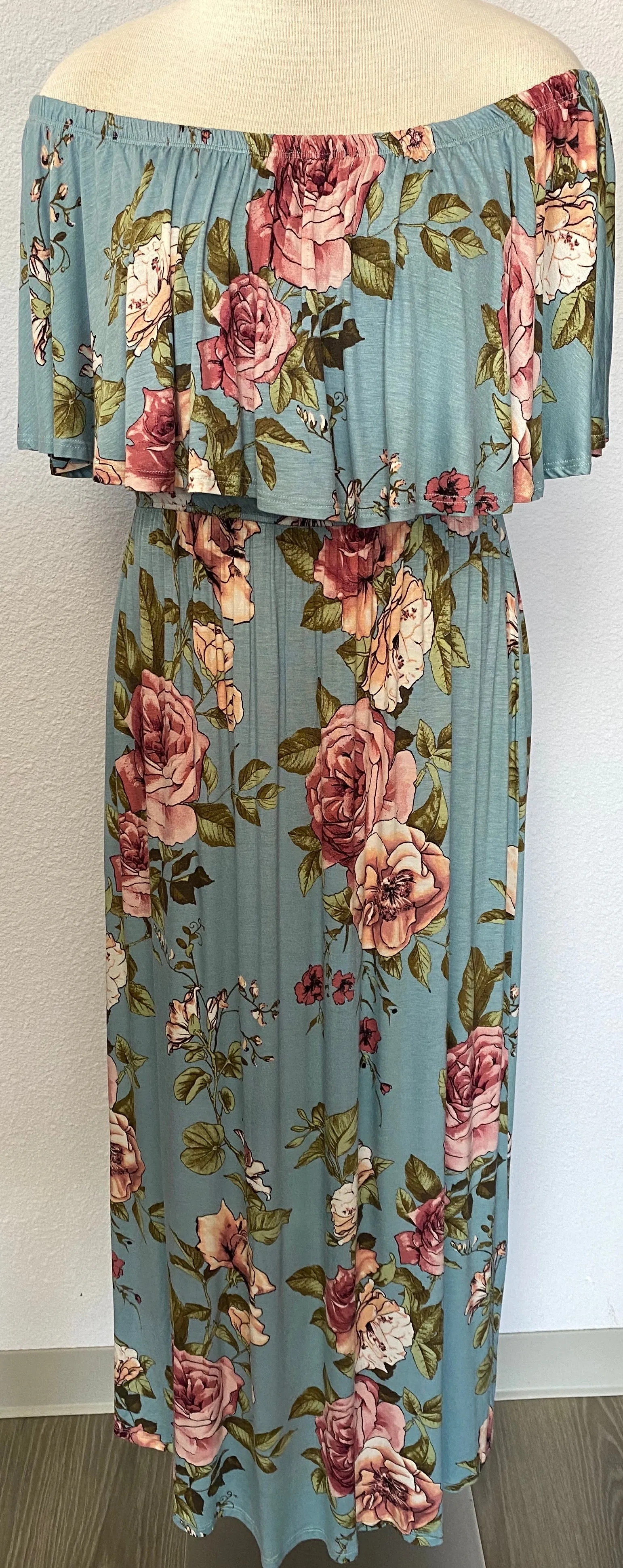 OFF SHOULDER MAXI DRESS