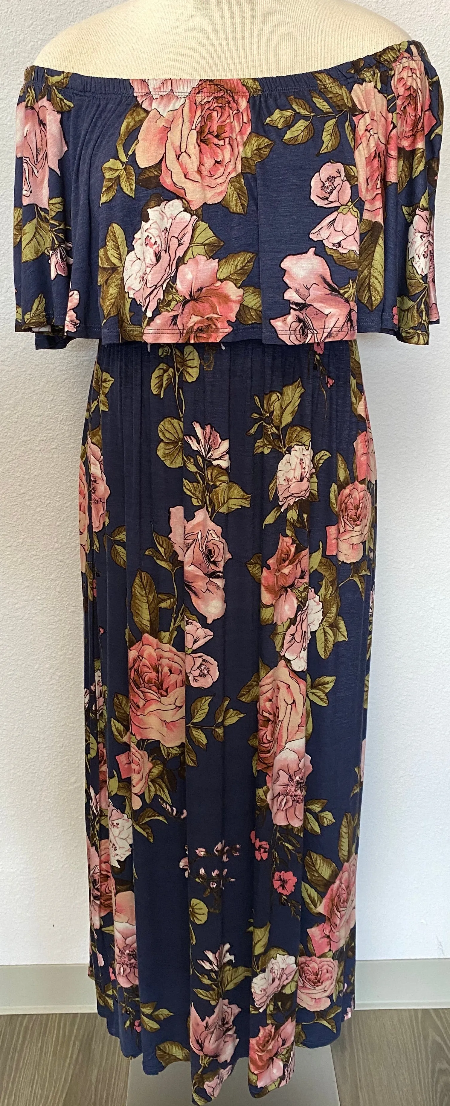OFF SHOULDER MAXI DRESS