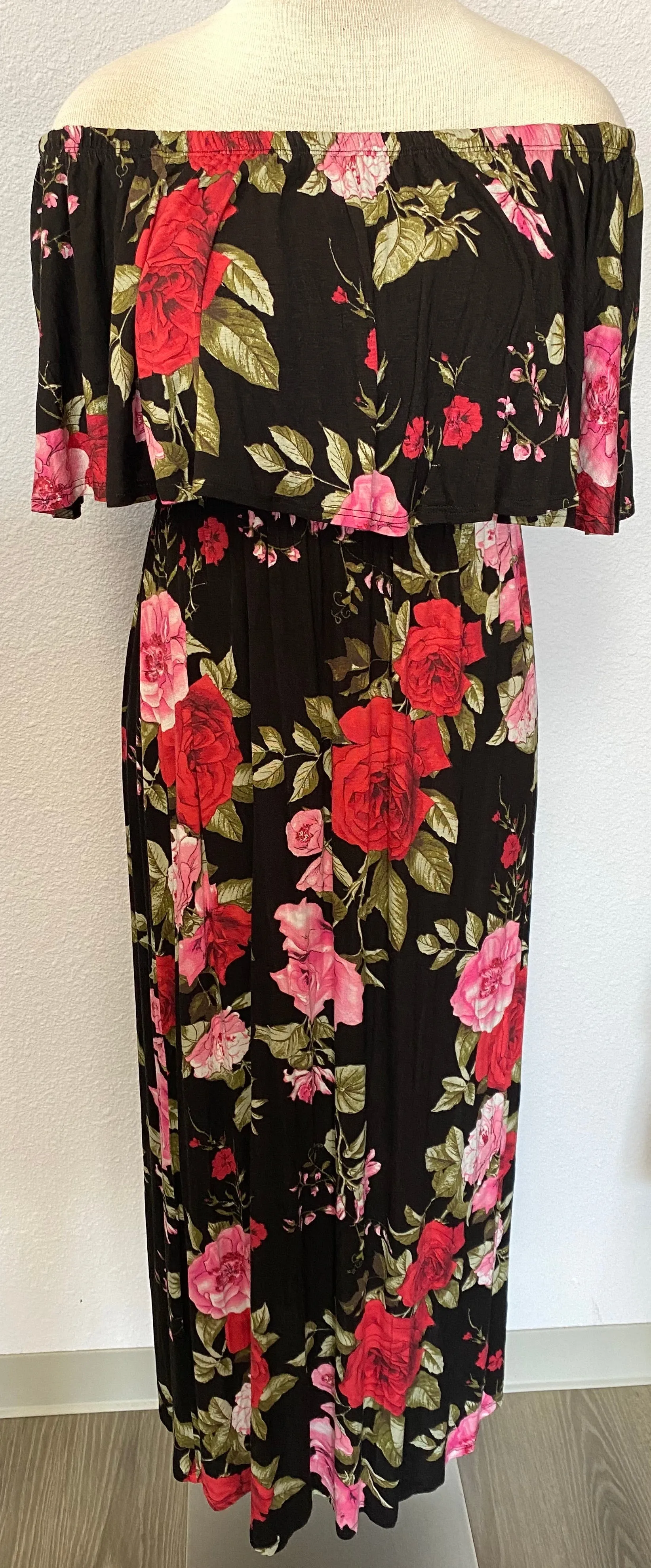 OFF SHOULDER MAXI DRESS