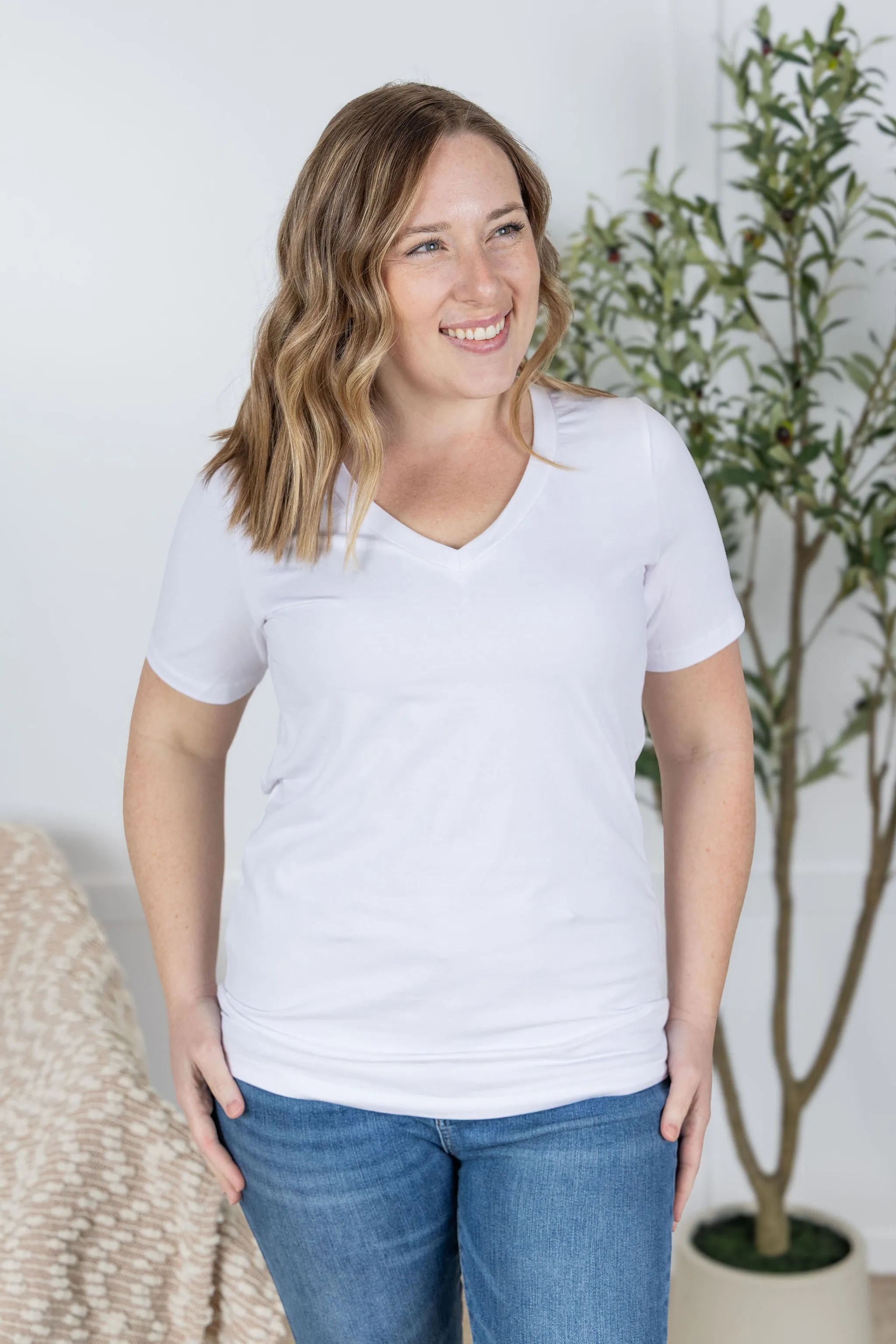Olivia Tee - White