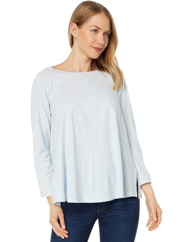 PA2139 3/4 sl boatneck swing to-white : xl