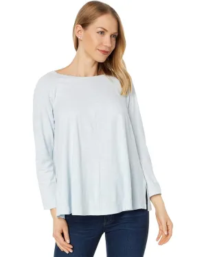 PA2139 3/4 sl boatneck swing to-white : xl