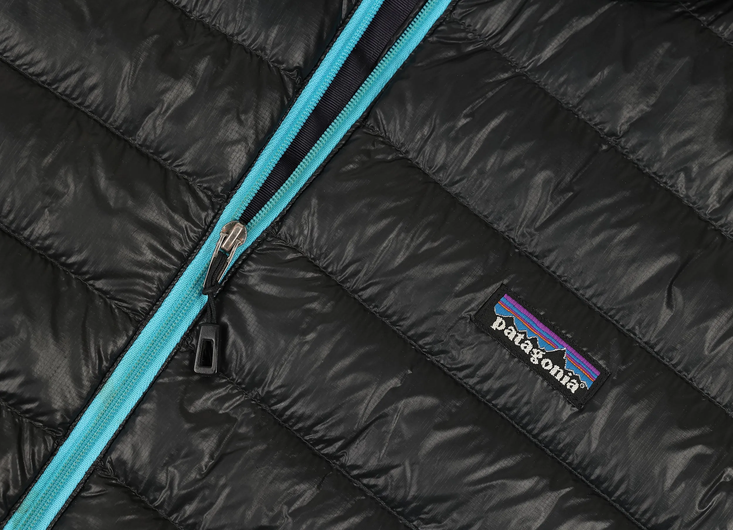 Patagonia Quilted Down Jacket Coat - Black - L
