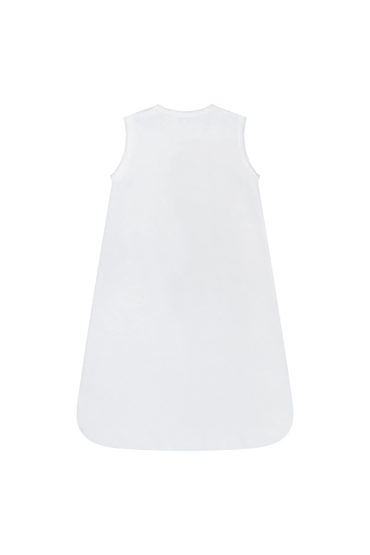 Pima Cotton Milano Baby Quilted Sack White/White