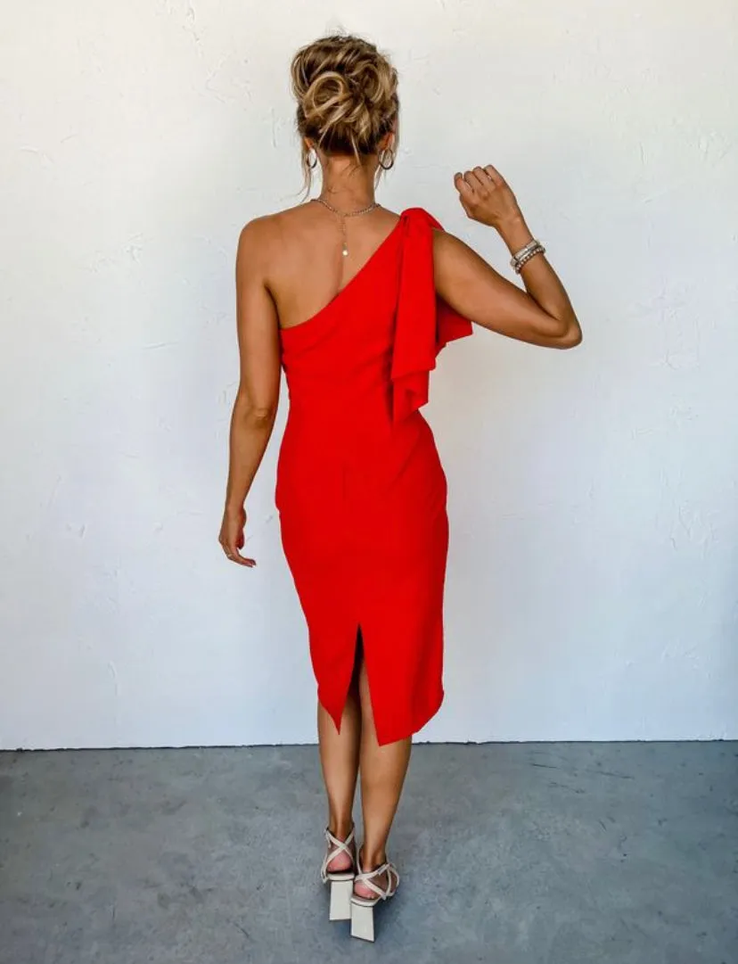 Put A Bow On It Midi Dress