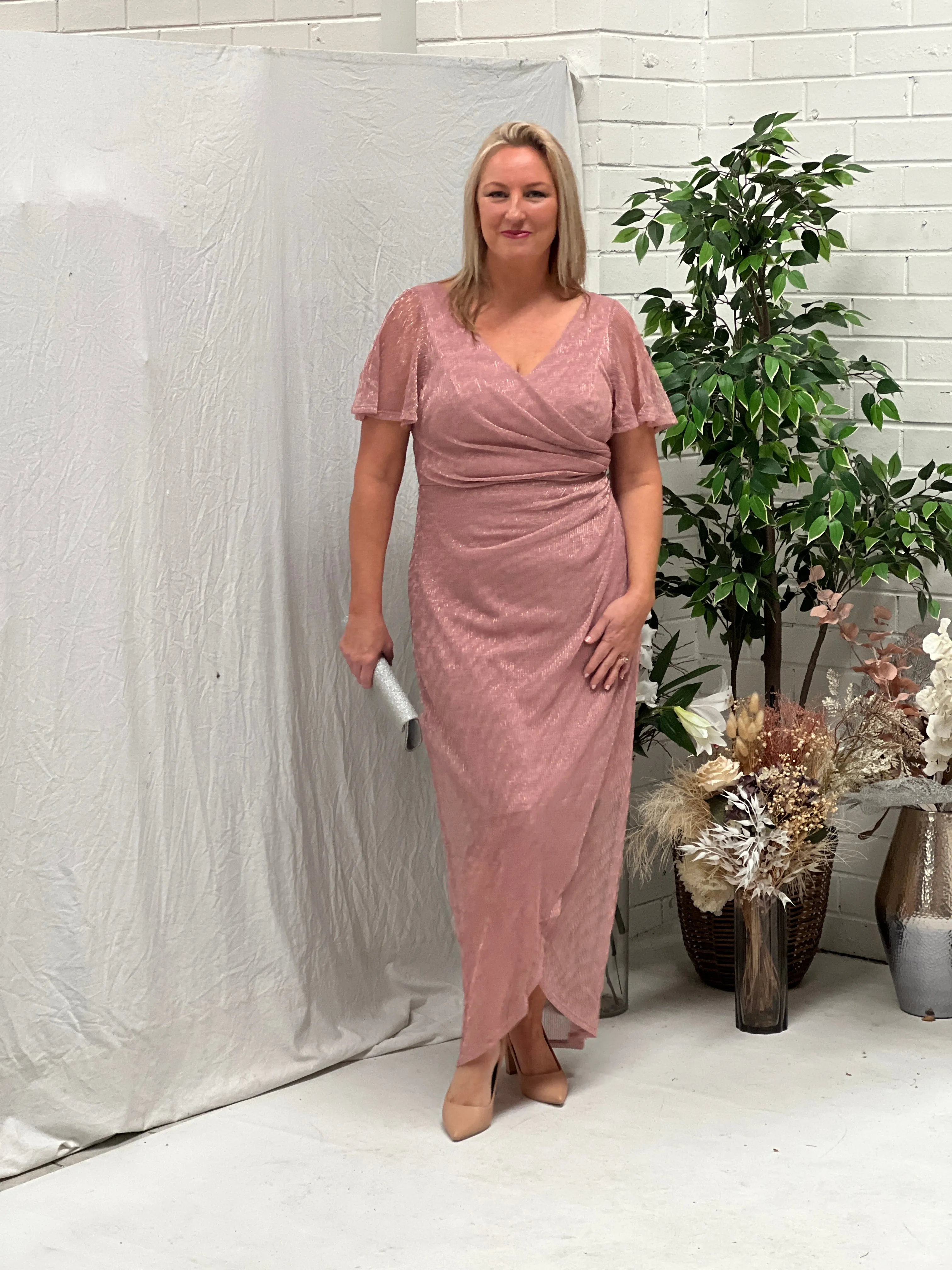 Quest Blush Shimmer Gown