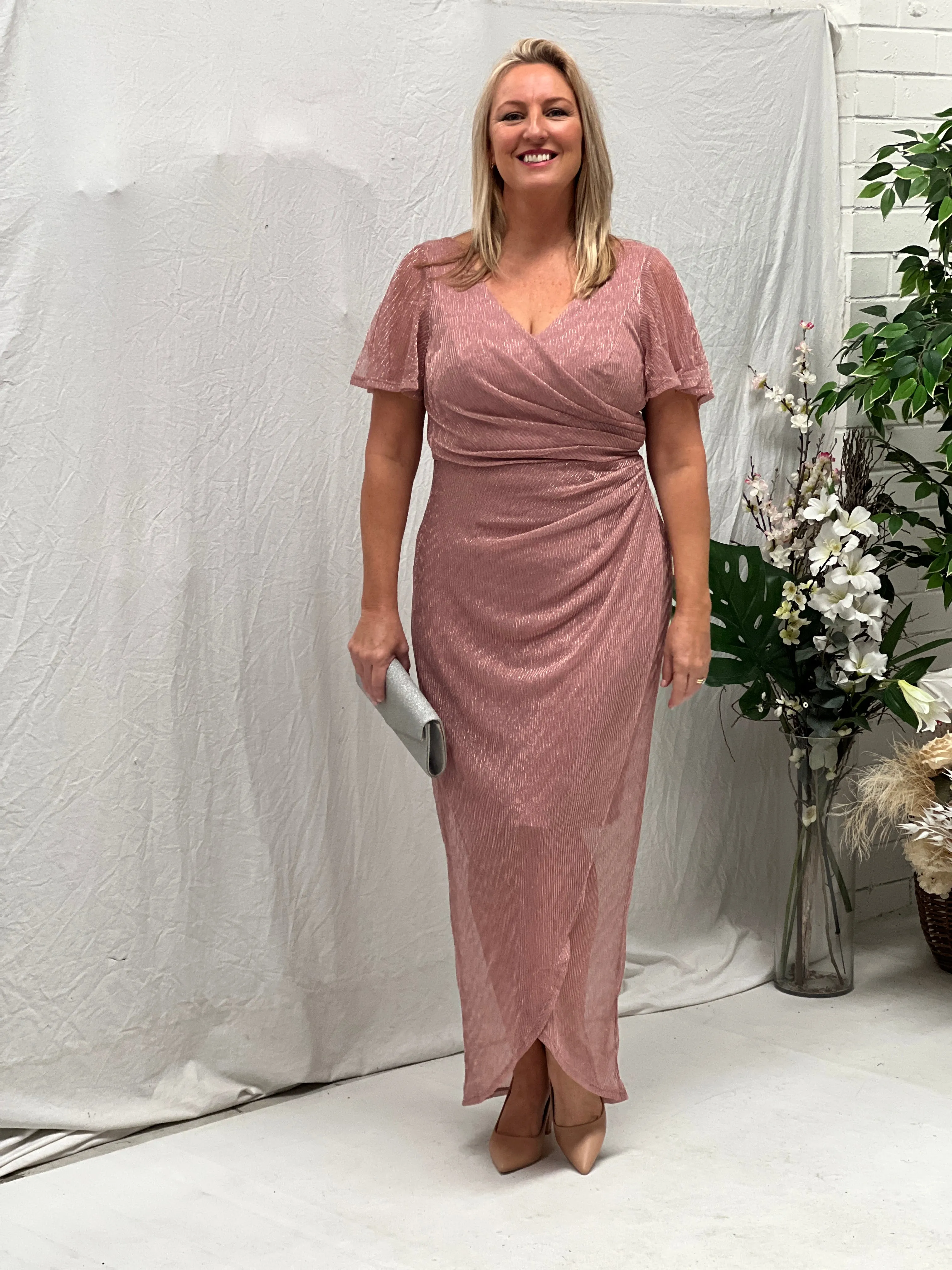 Quest Blush Shimmer Gown
