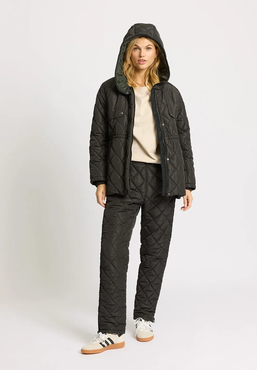 Quilted Jacket COUNTRY - almost black