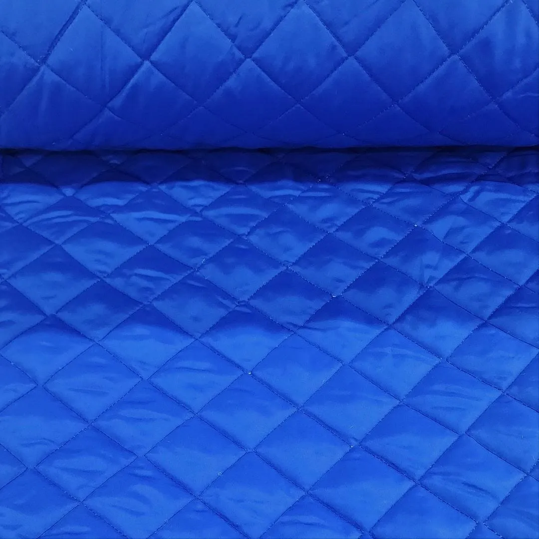 Quilted Jacket Lining Fabric Royal 140cm