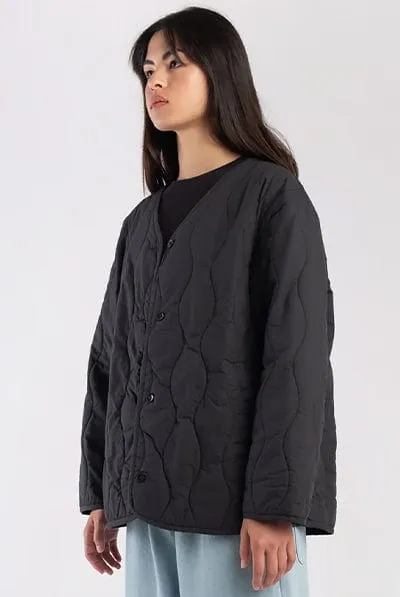 Quilted Liner | Faded Black