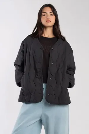 Quilted Liner | Faded Black