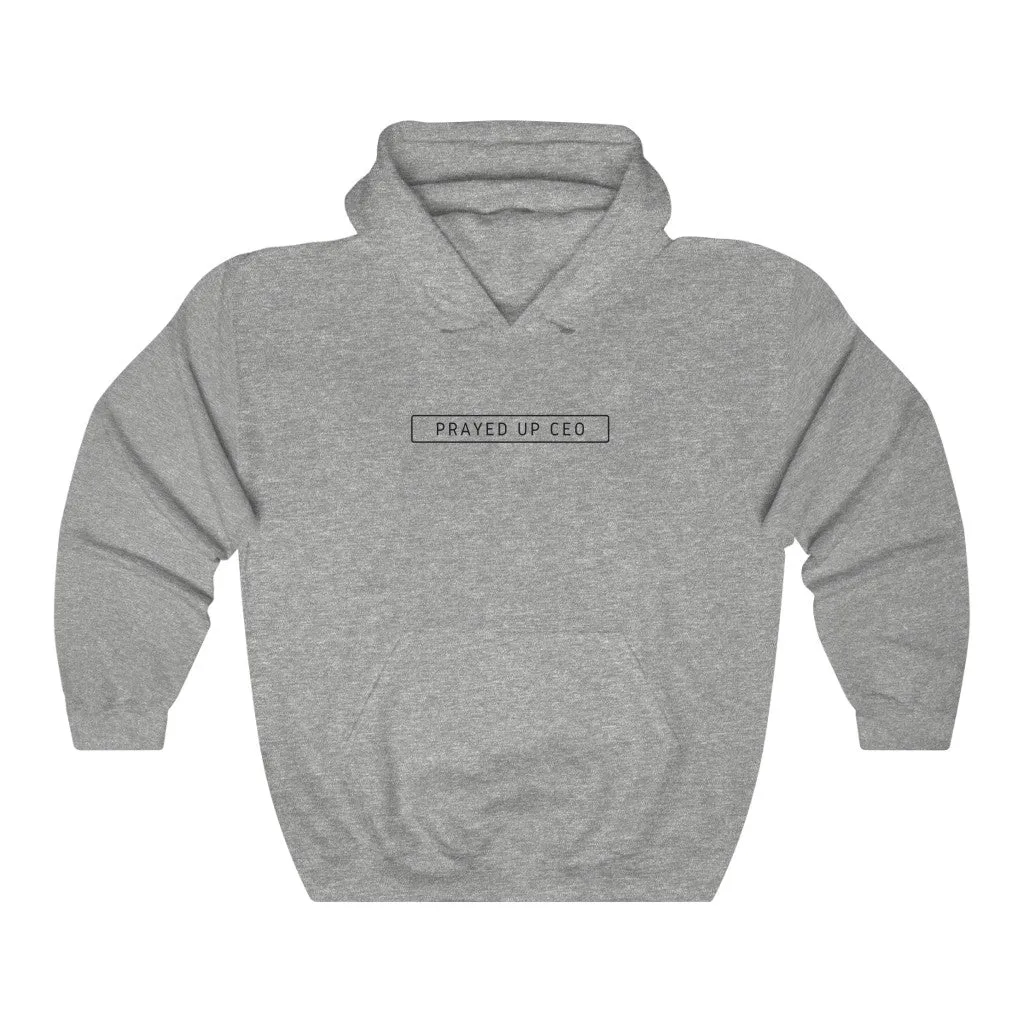 "PRAYED UP CEO" Hoodie (Black writing)