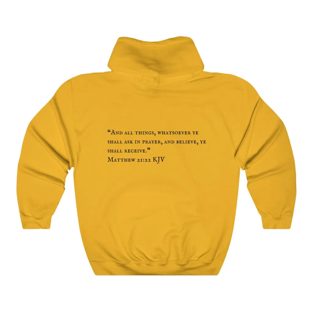 "PRAYED UP CEO" Hoodie (Black writing)