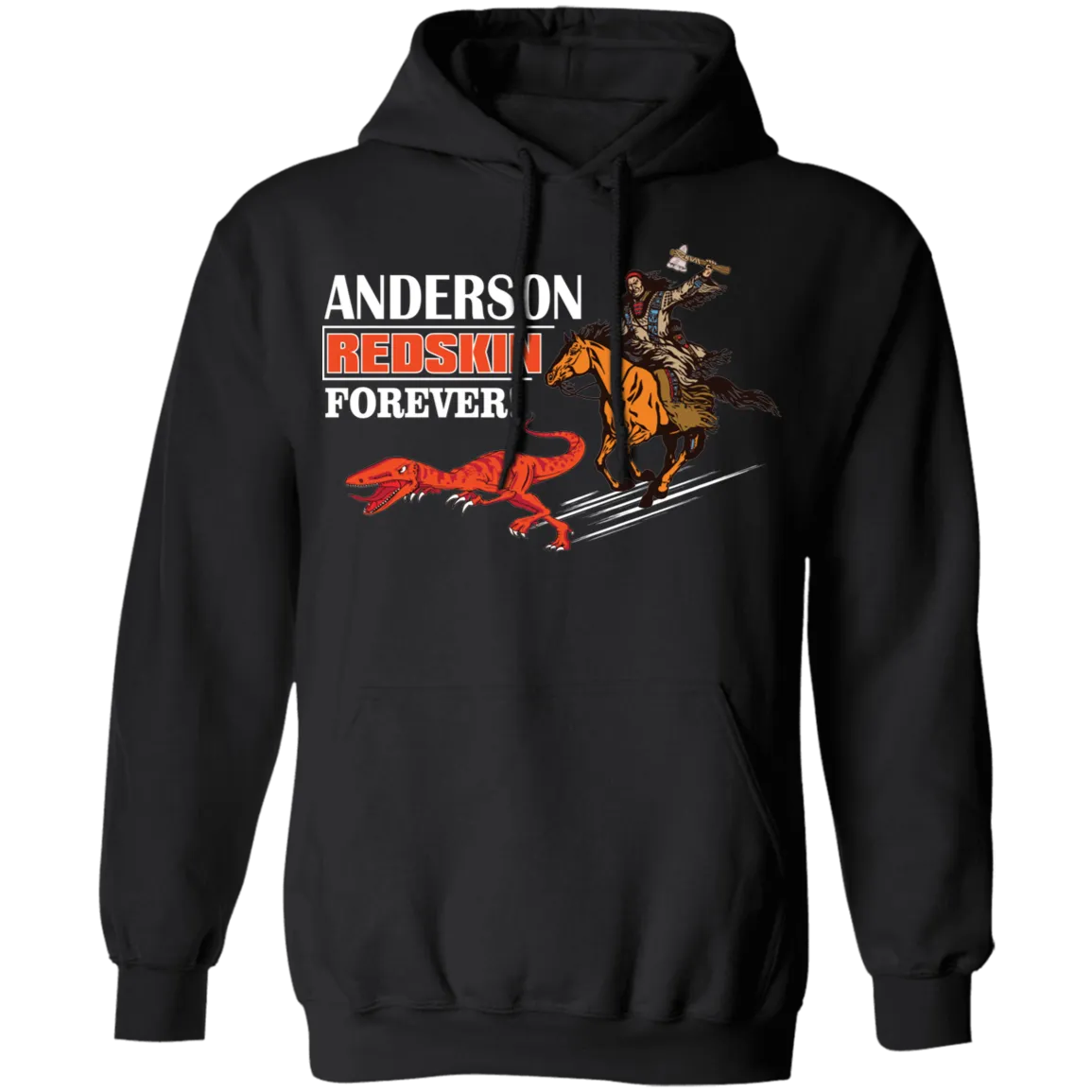 "REDSKIN FOREVER" Hoodie (Black) 2