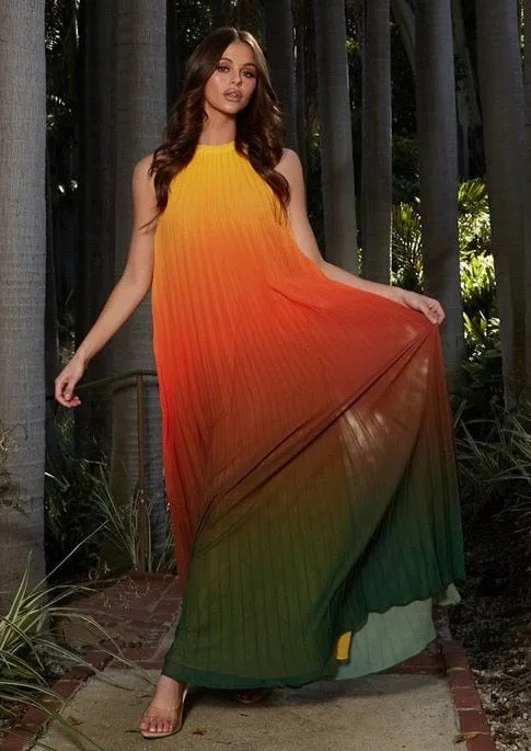 "WENDY" STRAPLESS HALTER MAXI DRESS