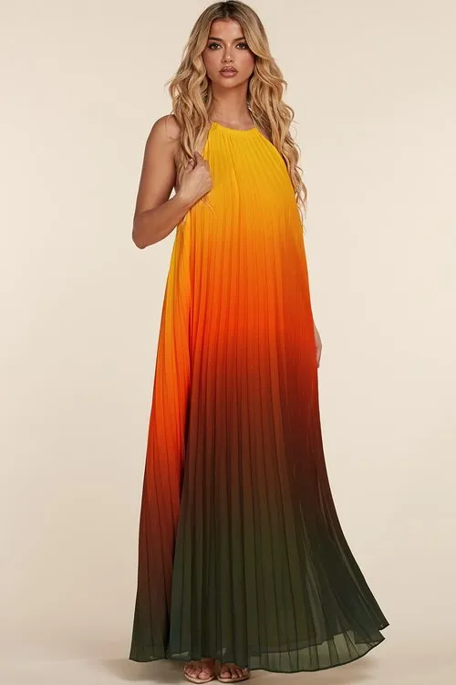 "WENDY" STRAPLESS HALTER MAXI DRESS