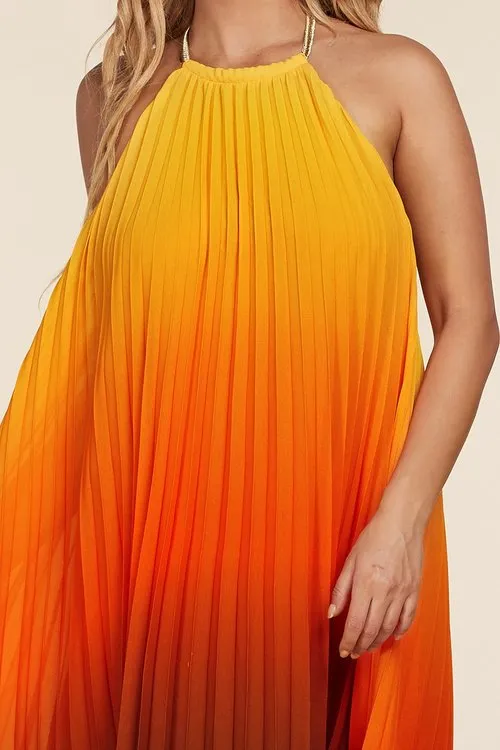 "WENDY" STRAPLESS HALTER MAXI DRESS