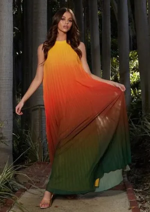 "WENDY" STRAPLESS HALTER MAXI DRESS