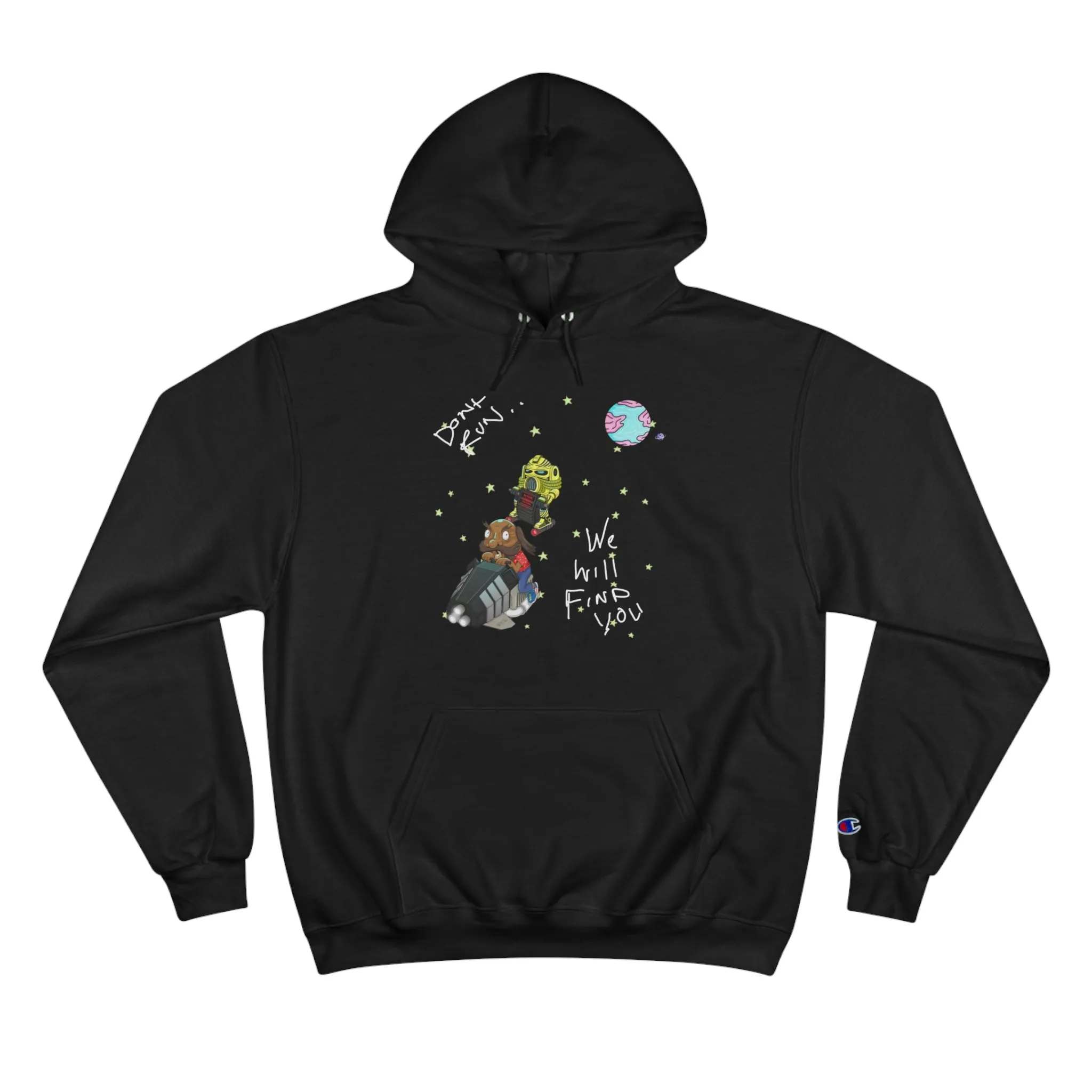 Raw Sushi x Champion "HYPE POLICE" hoodie