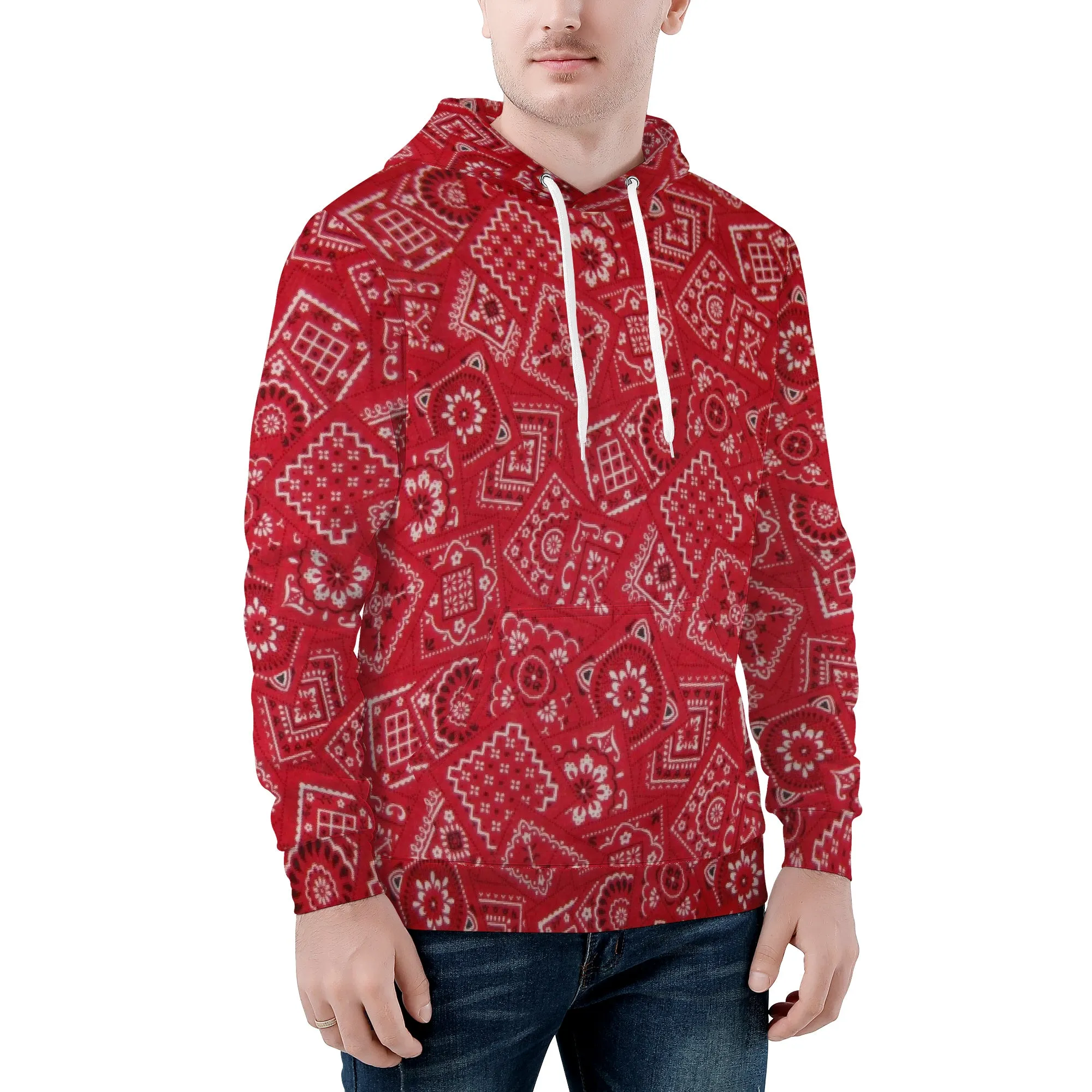 Red Bloods Bandana Men's Unisex Premium Pullover Adult